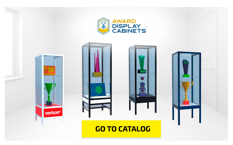 Award Pedestal Display Cabinets