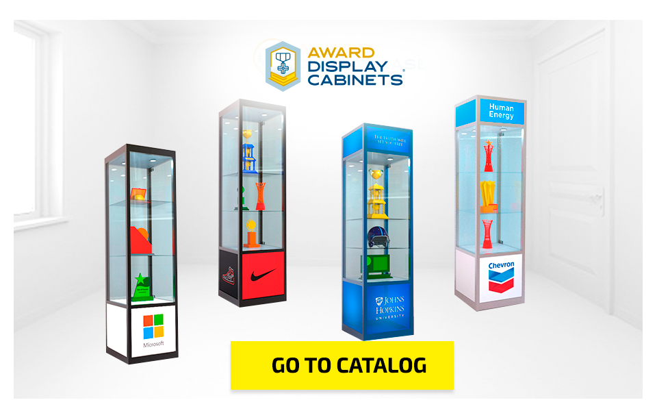 Award Tower Display Cases